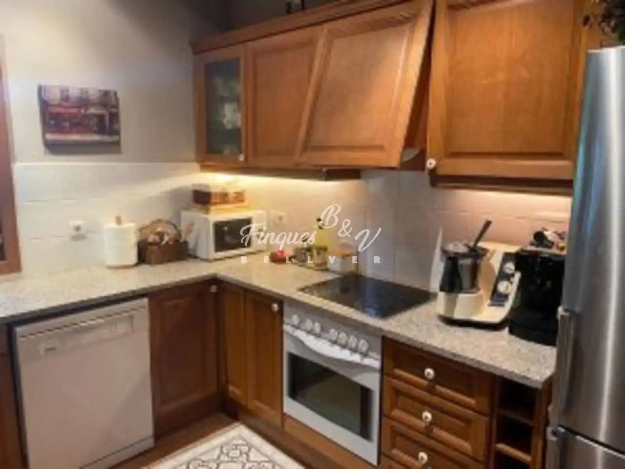 Cocina de Casa o chalet de alquiler en Isòvol con Calefacción, Jardín privado y Parquet