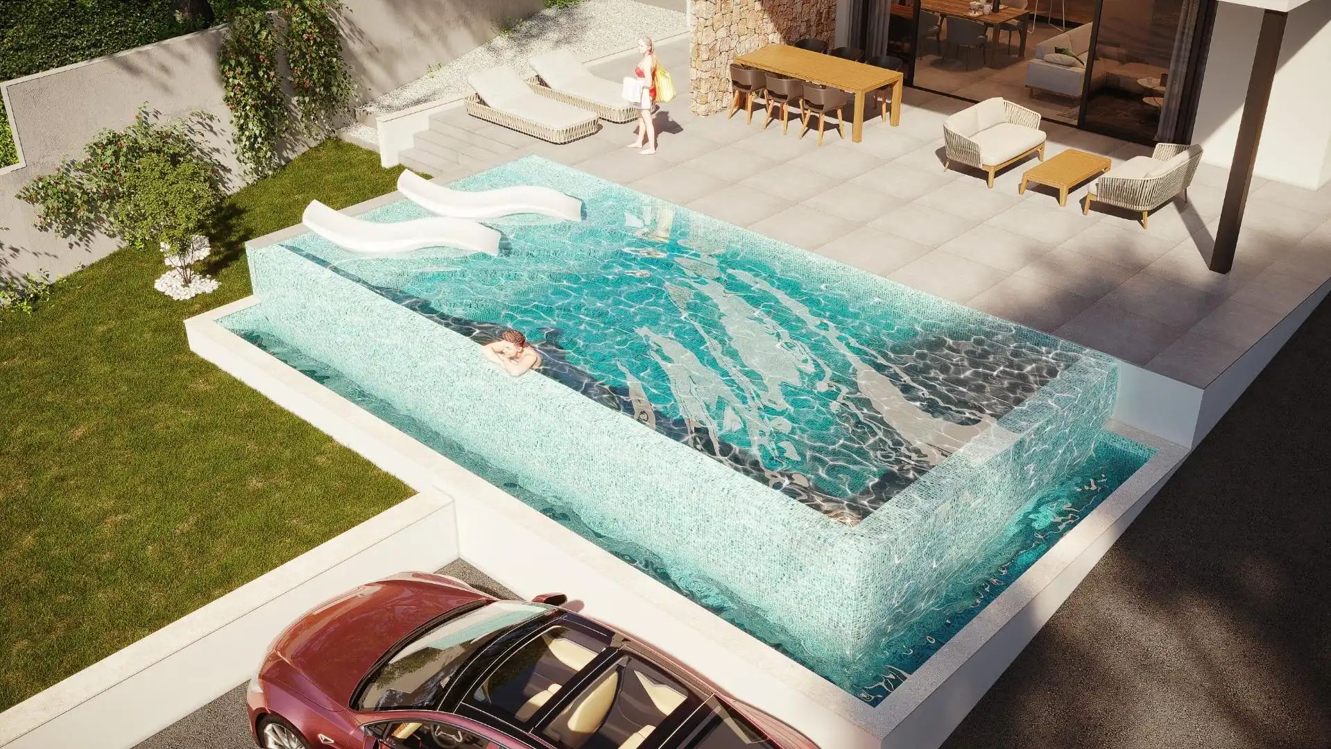 Piscina de Casa o xalet en venda en Pilar de la Horadada amb Piscina