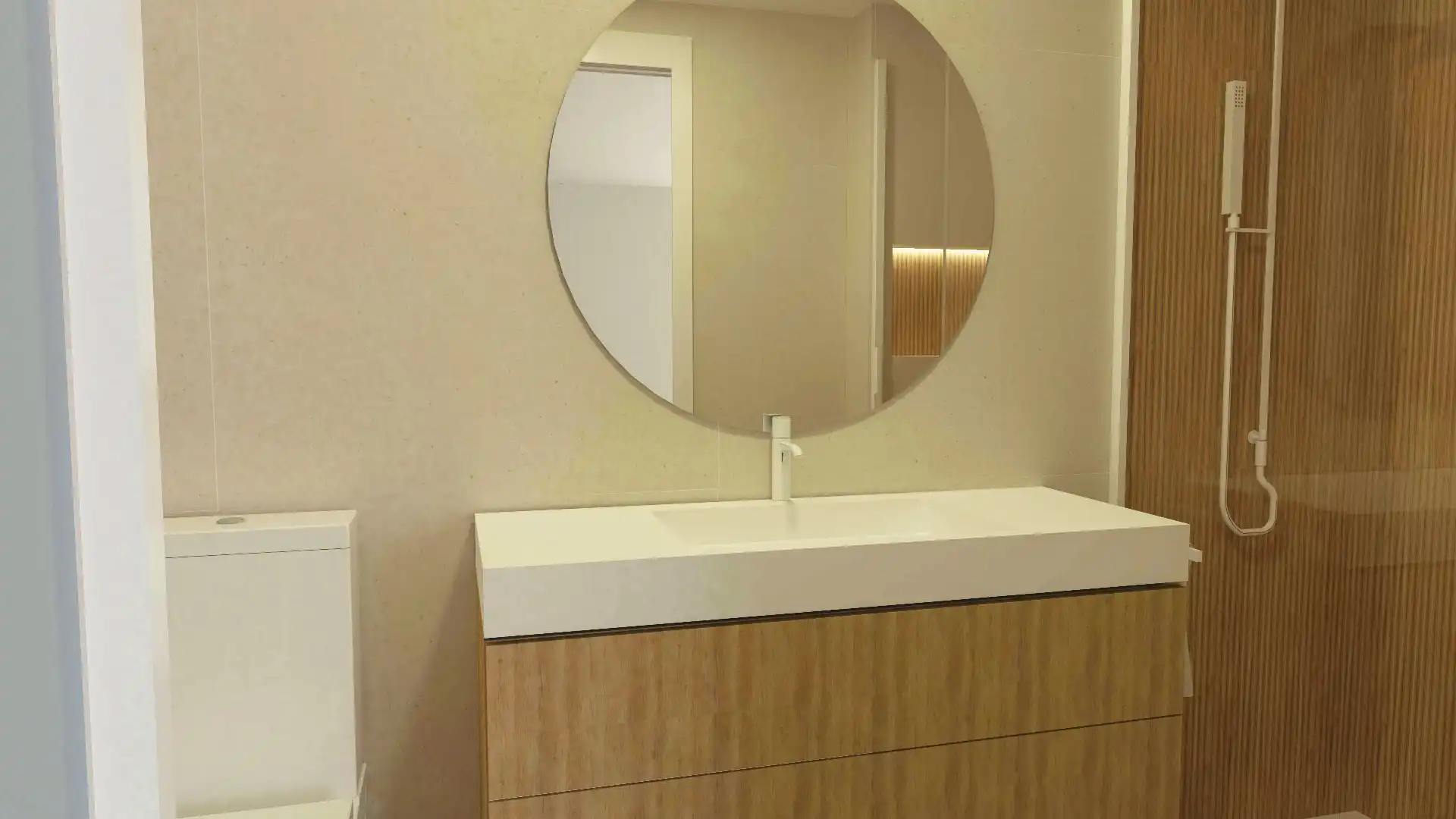 Bany de Pis en venda en Alhama de Murcia amb Aire condicionat, Calefacció i Jardí privat