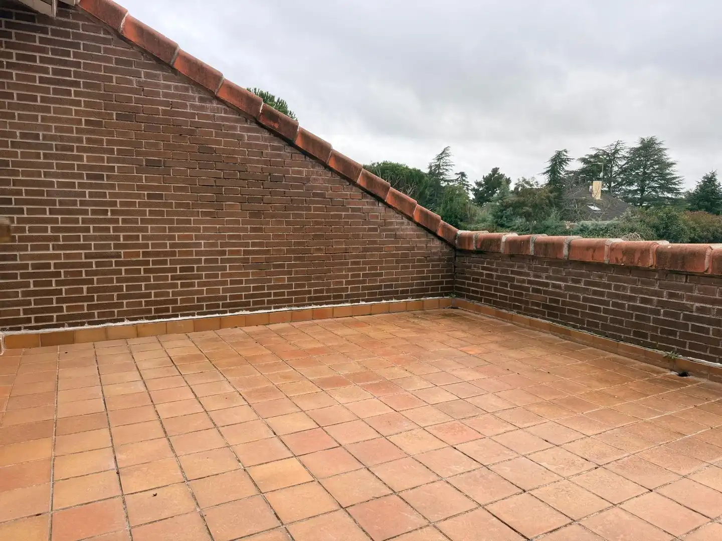 Terrace of Study for rent in Villanueva de la Cañada  with Air Conditioner, Private garden and Terrace
