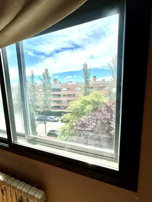 Exterior view of Flat for rent in Madrid  with Heating, Parquet flooring and Terrace