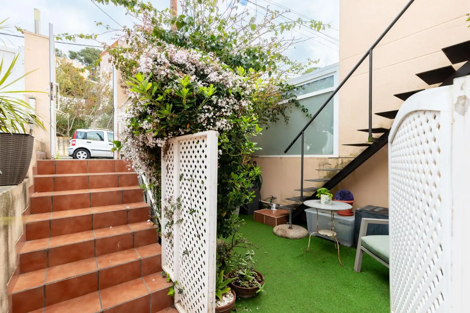 Terraza de Casa adosada en venta en  Palma de Mallorca con Aire acondicionado, Calefacción y Jardín privado