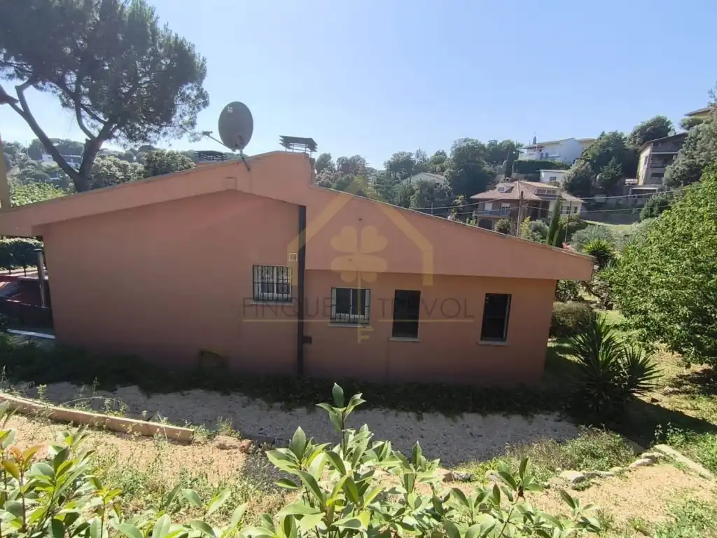 Exterior view of Houses for sale in Sant Pere de Vilamajor  with Swimming Pool