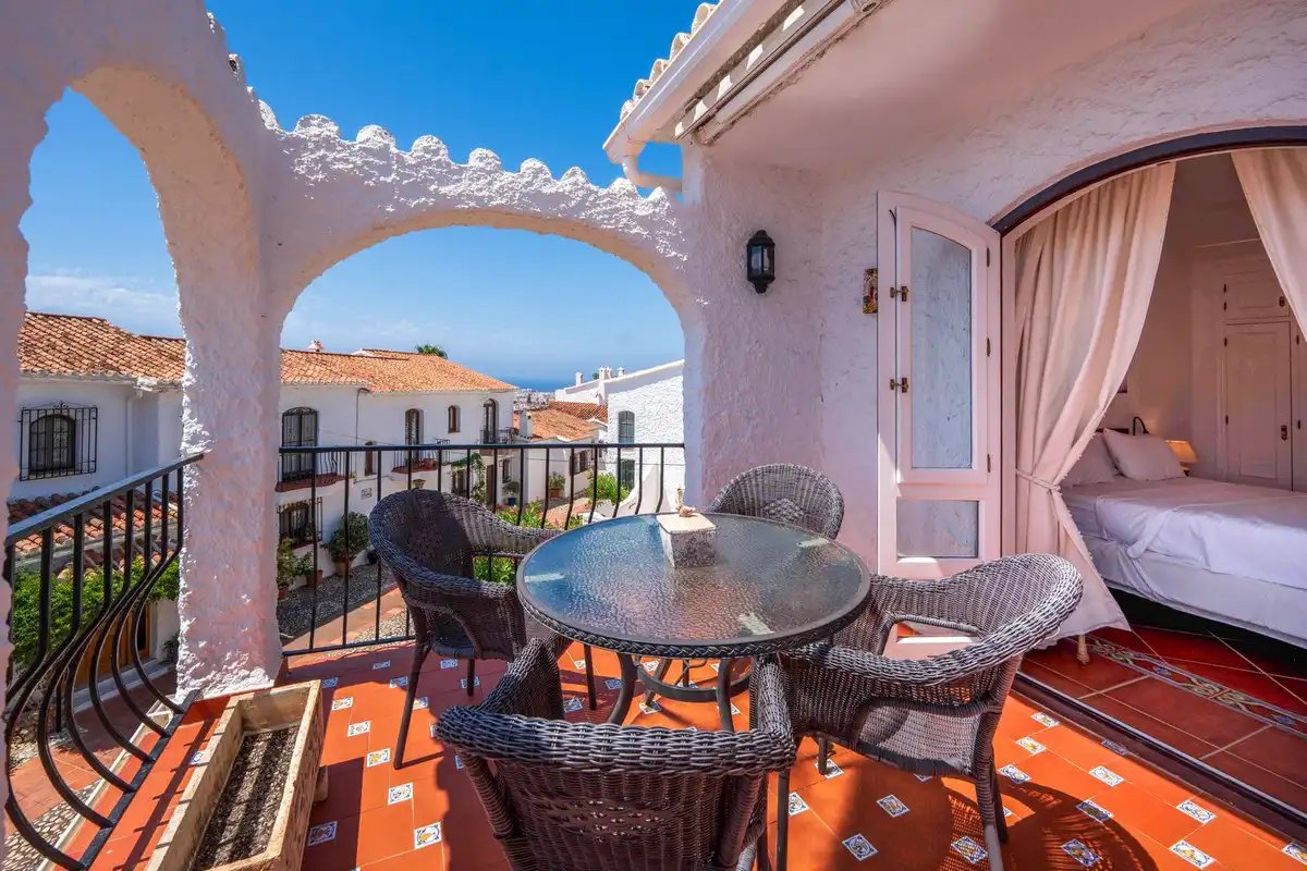 Terrace of Detached homes for sale in Nerja  with Air Conditioner, Private garden and Terrace