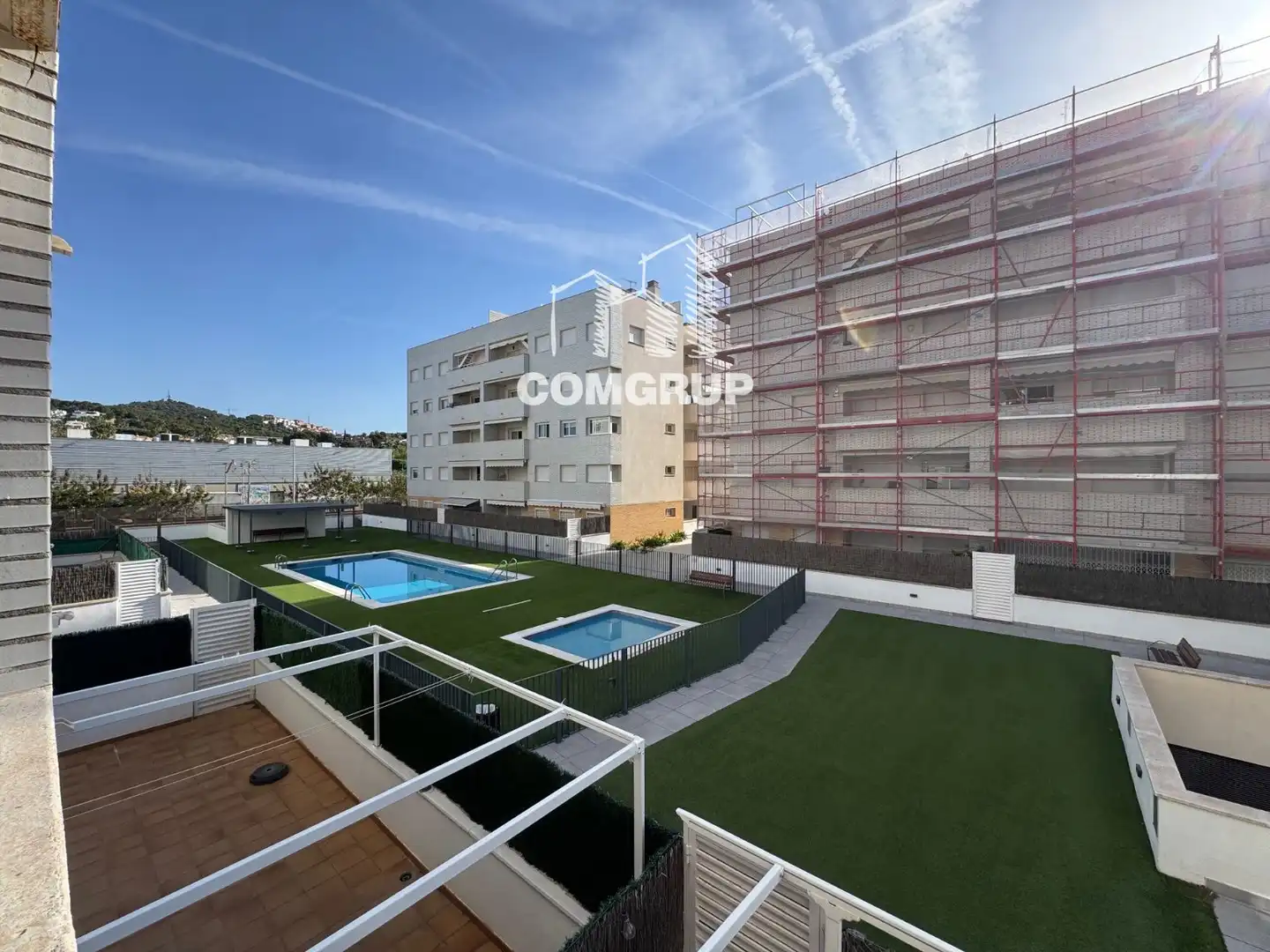 Swimming pool of Flat for sale in Calafell  with Heating, Terrace and Swimming Pool