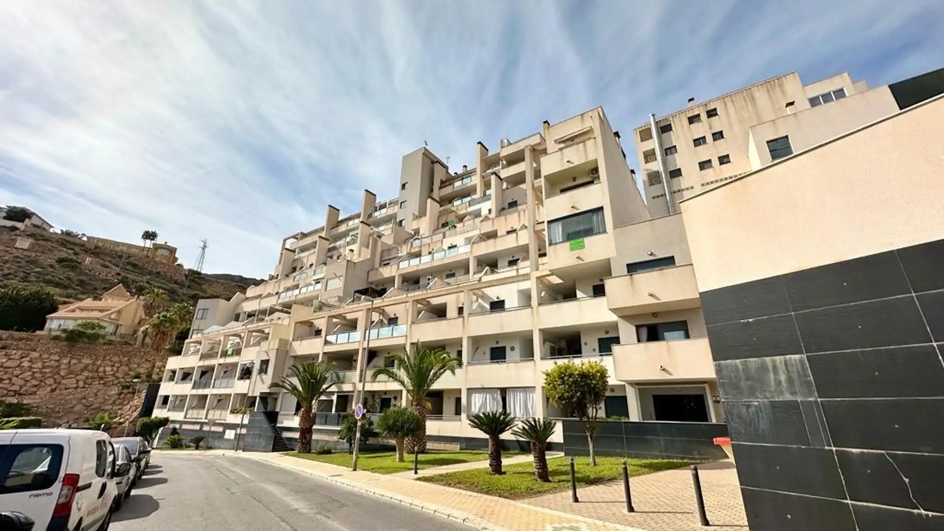 Vista exterior de Piso en venta en Vícar con Aire acondicionado, Jardín privado y Terraza