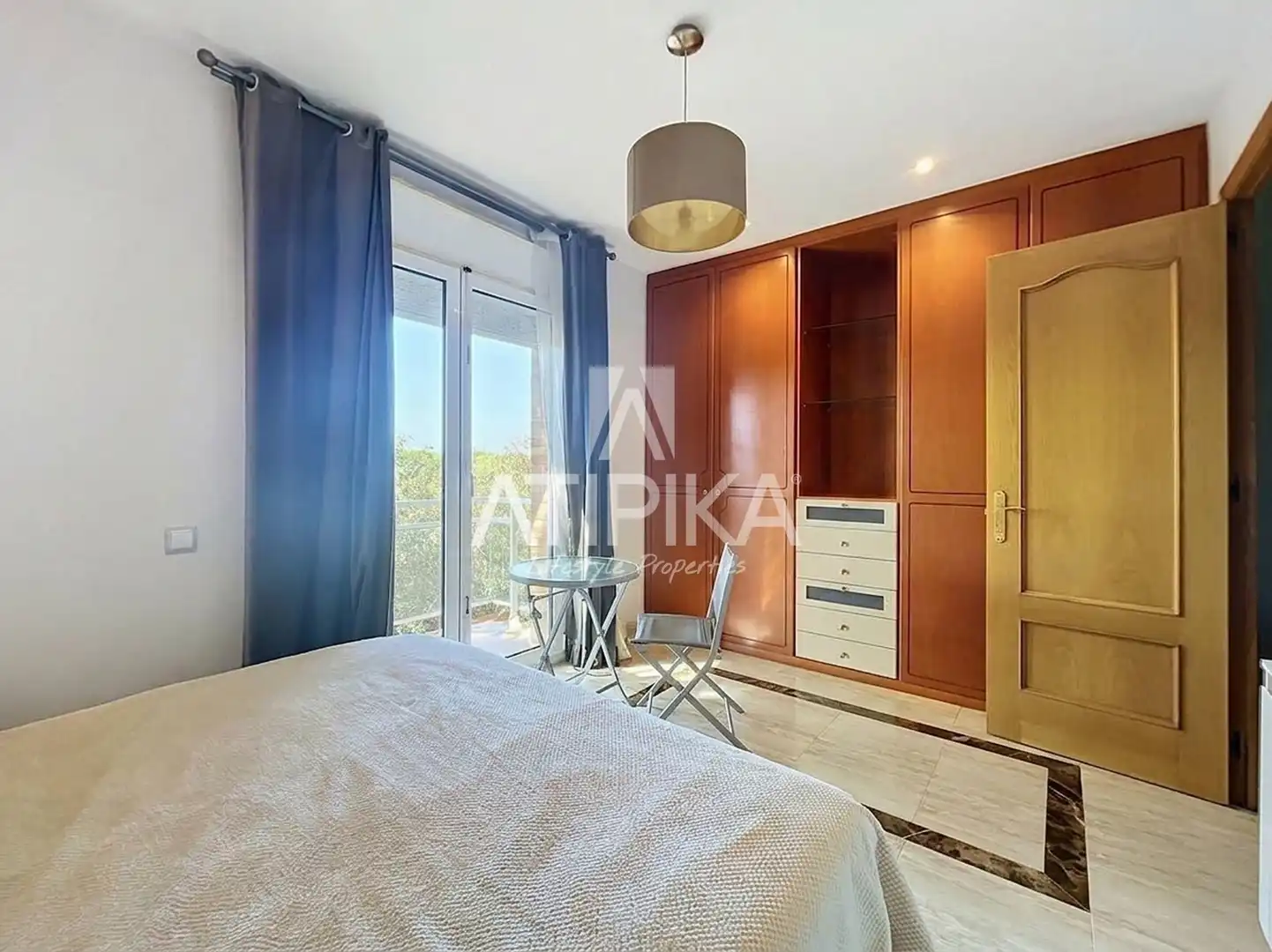 Schlafzimmer von Wohnung zur Miete in Castelldefels mit Klimaanlage, Heizung und Terrasse