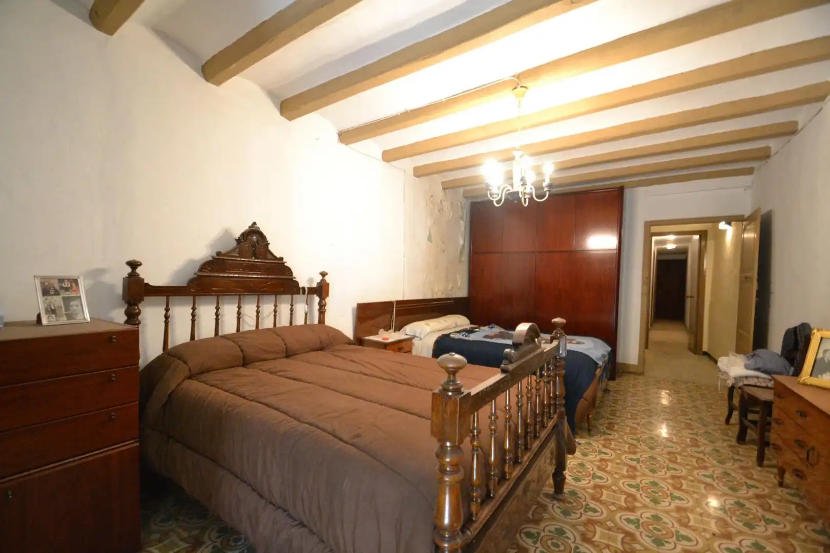 Schlafzimmer von Einfamilien-Reihenhaus zum Verkauf in Ulldecona mit Terrasse, Abstellraum und Balkon