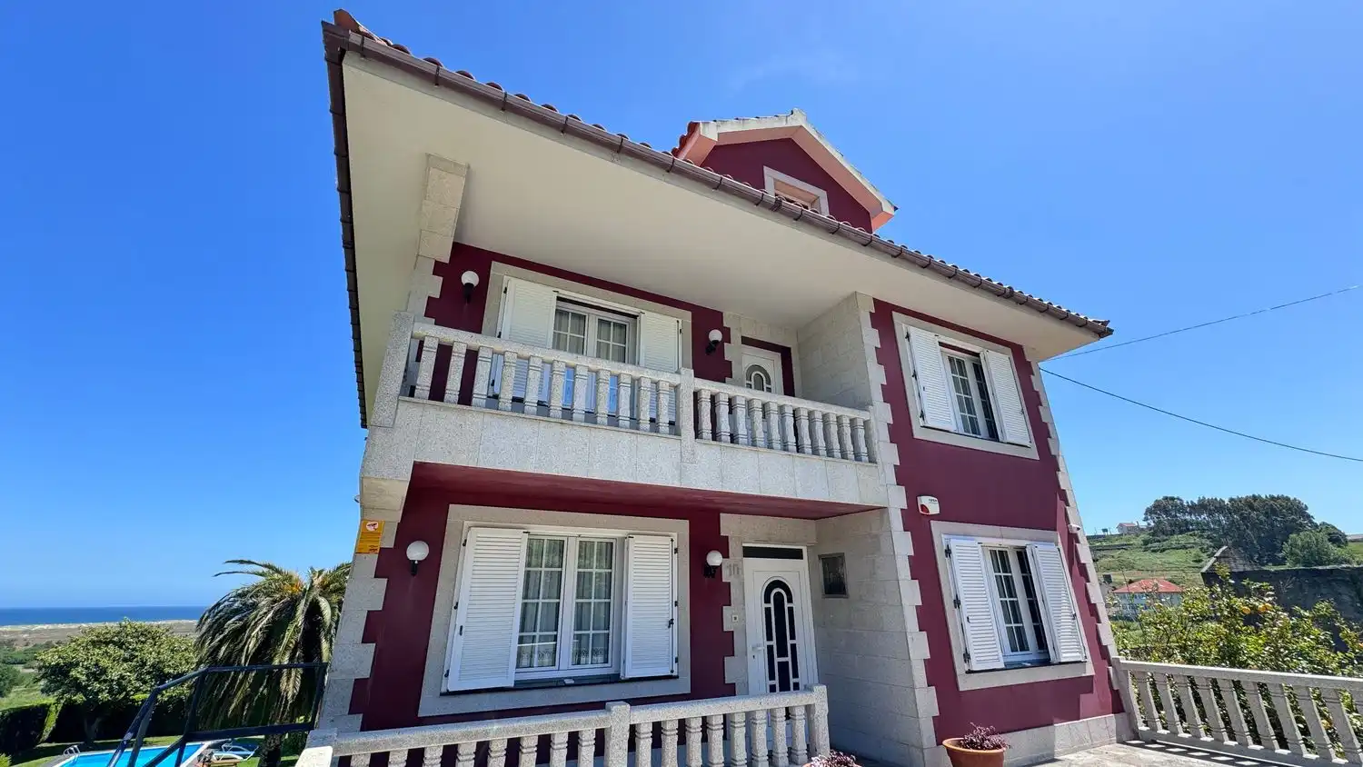Exterior view of Houses for sale in Carballo  with Heating, Private garden and Swimming Pool