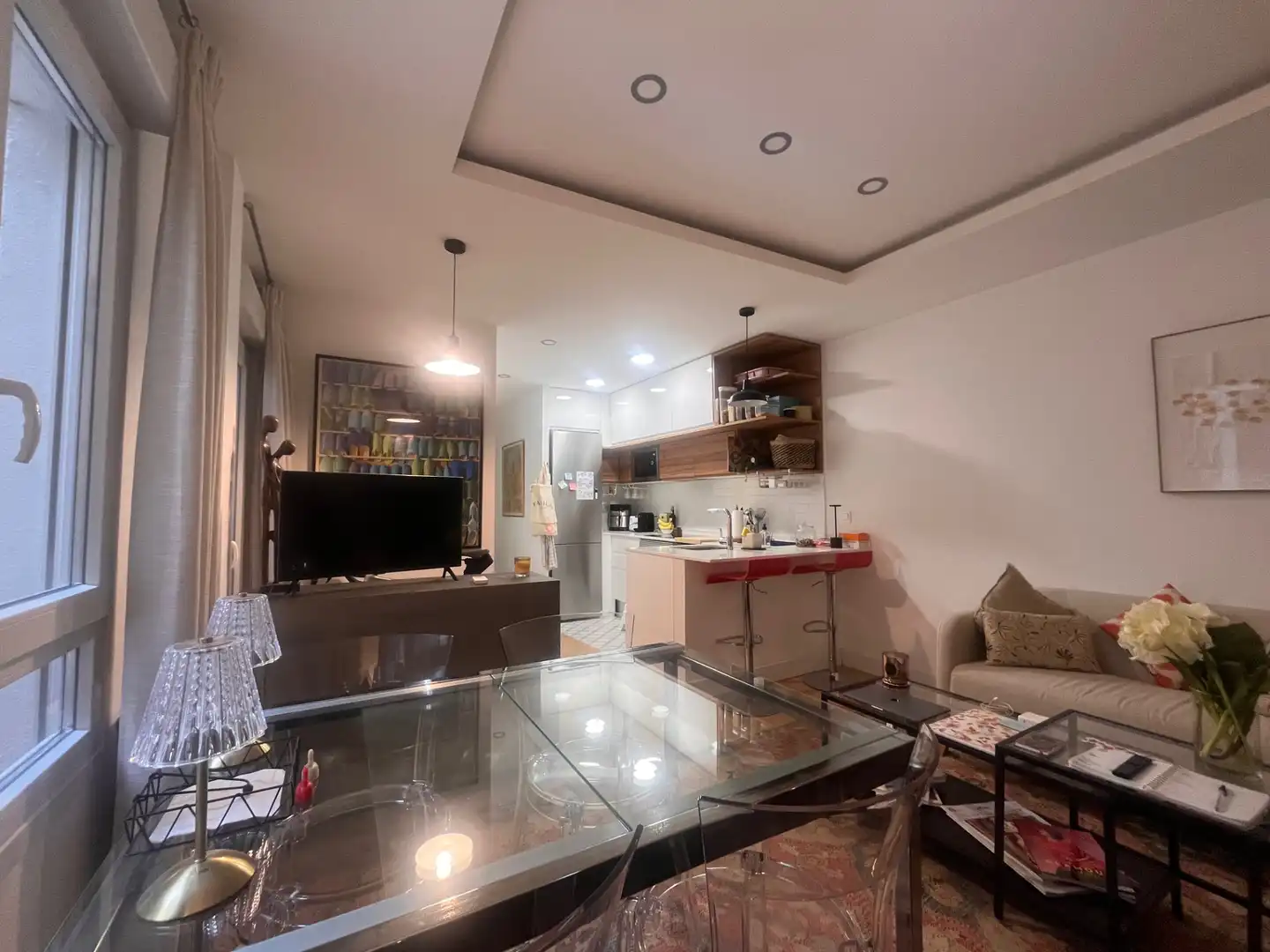 Cocina de Piso de alquiler en Madrid con Aire acondicionado, Calefacción y Parquet