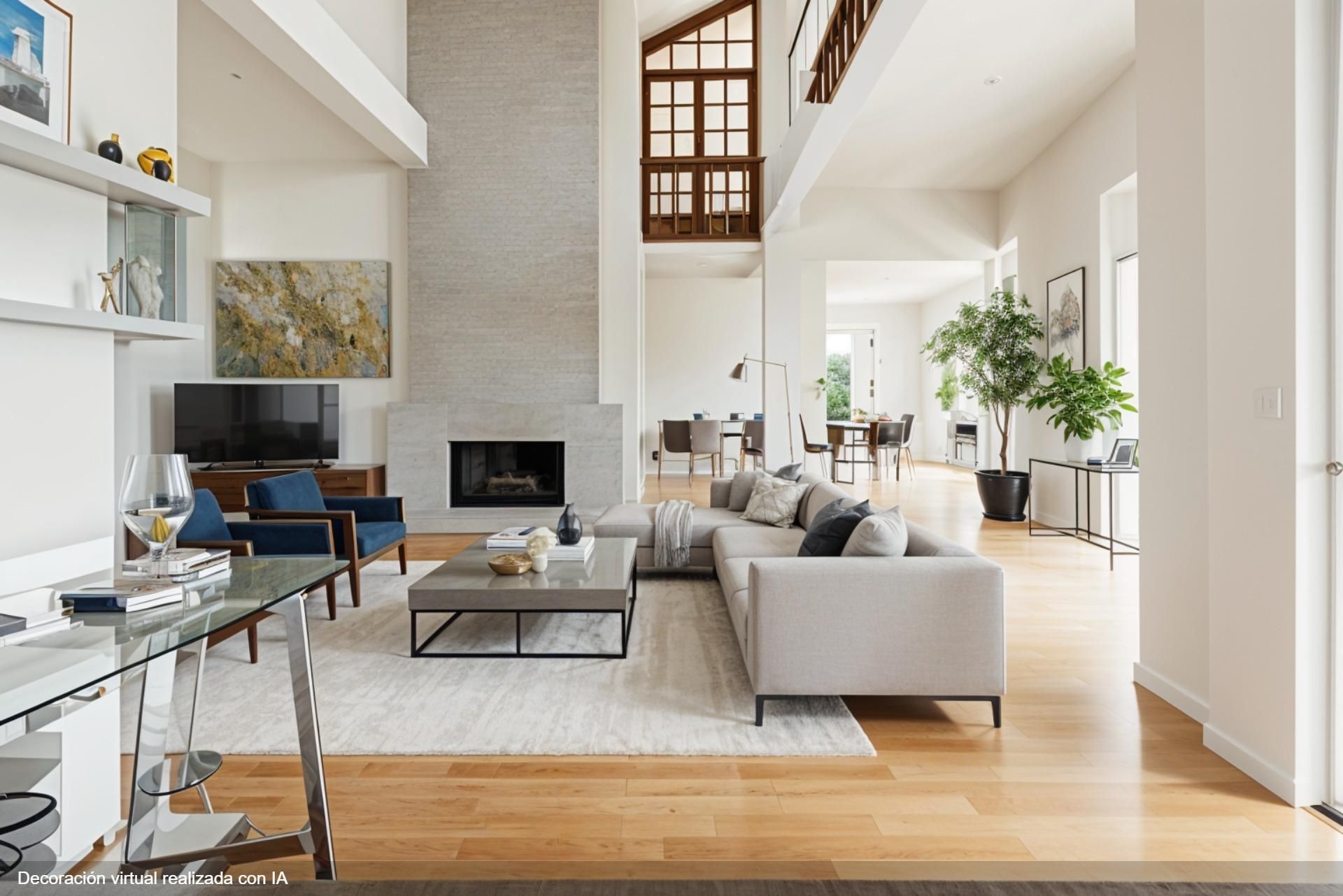 Sala d'estar de Casa o xalet en venda en Mairena del Aljarafe amb Aire condicionat, Jardí privat i Terrassa