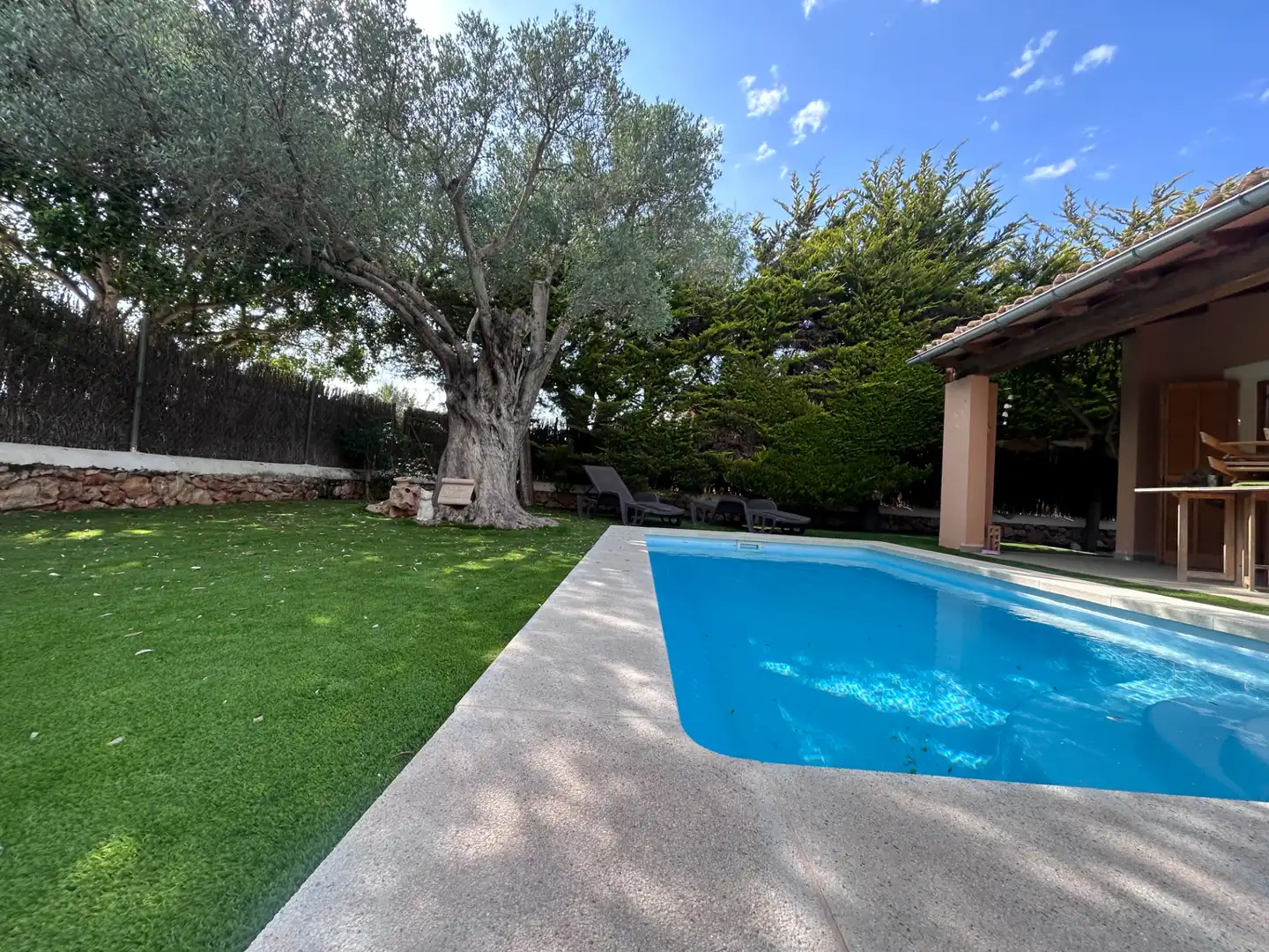Piscina de Casa o chalet de alquiler en Campos con Aire acondicionado, Jardín privado y Trastero