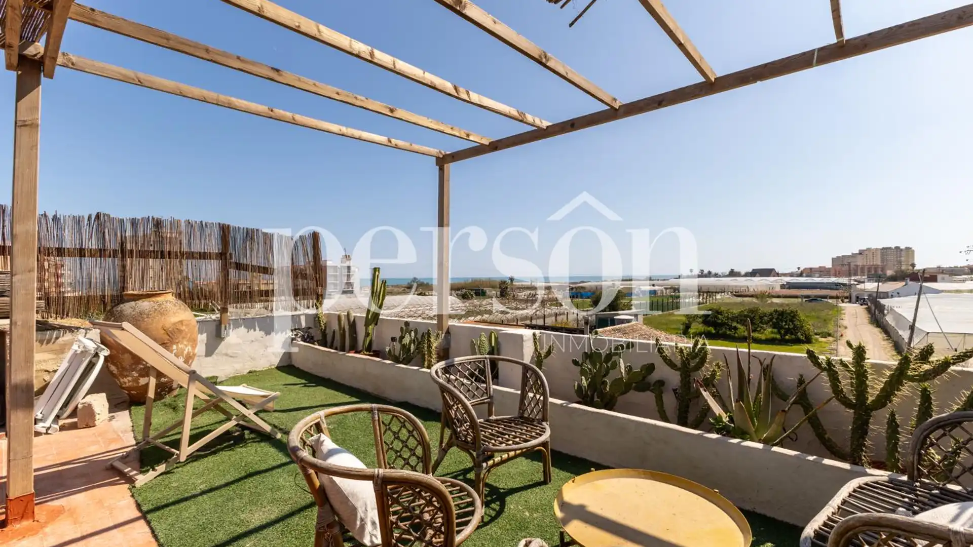 Terrace of Flat for sale in Sueca  with Terrace and Furnished