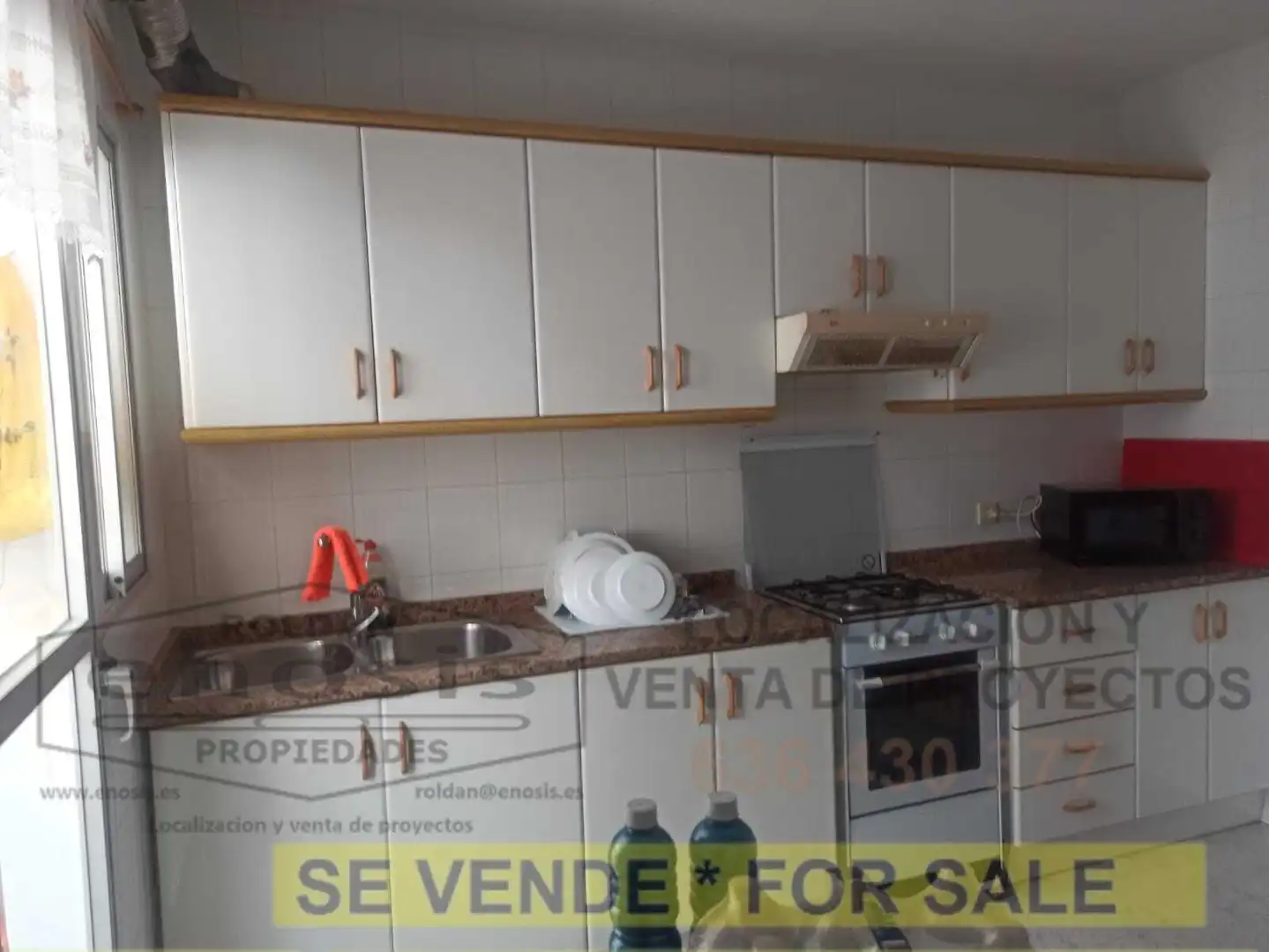 Cocina de Piso en venta en Los Alcázares con Terraza, Trastero y Amueblado