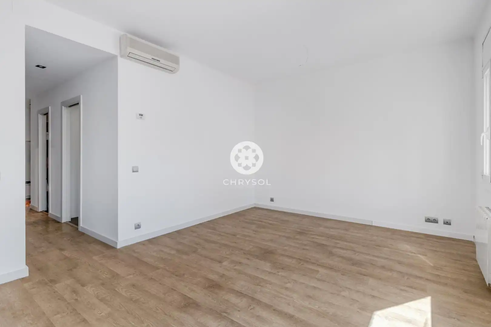 Schlafzimmer von Wohnung zum Verkauf in Barcelona mit Klimaanlage, Heizung und Parkett