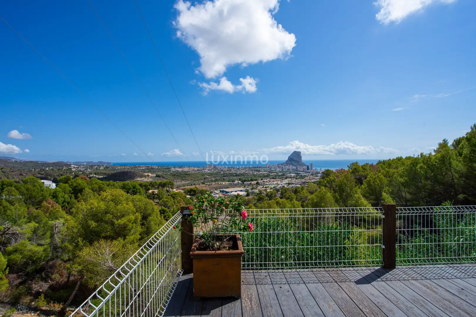 Außenansicht von Haus oder Chalet zum Verkauf in Calpe / Calp mit Klimaanlage, Heizung und Terrasse