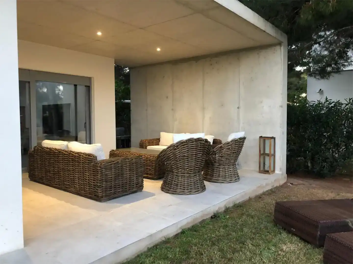 Terraza de Casa o chalet de alquiler en Es Mercadal con Aire acondicionado, Jardín privado y Piscina