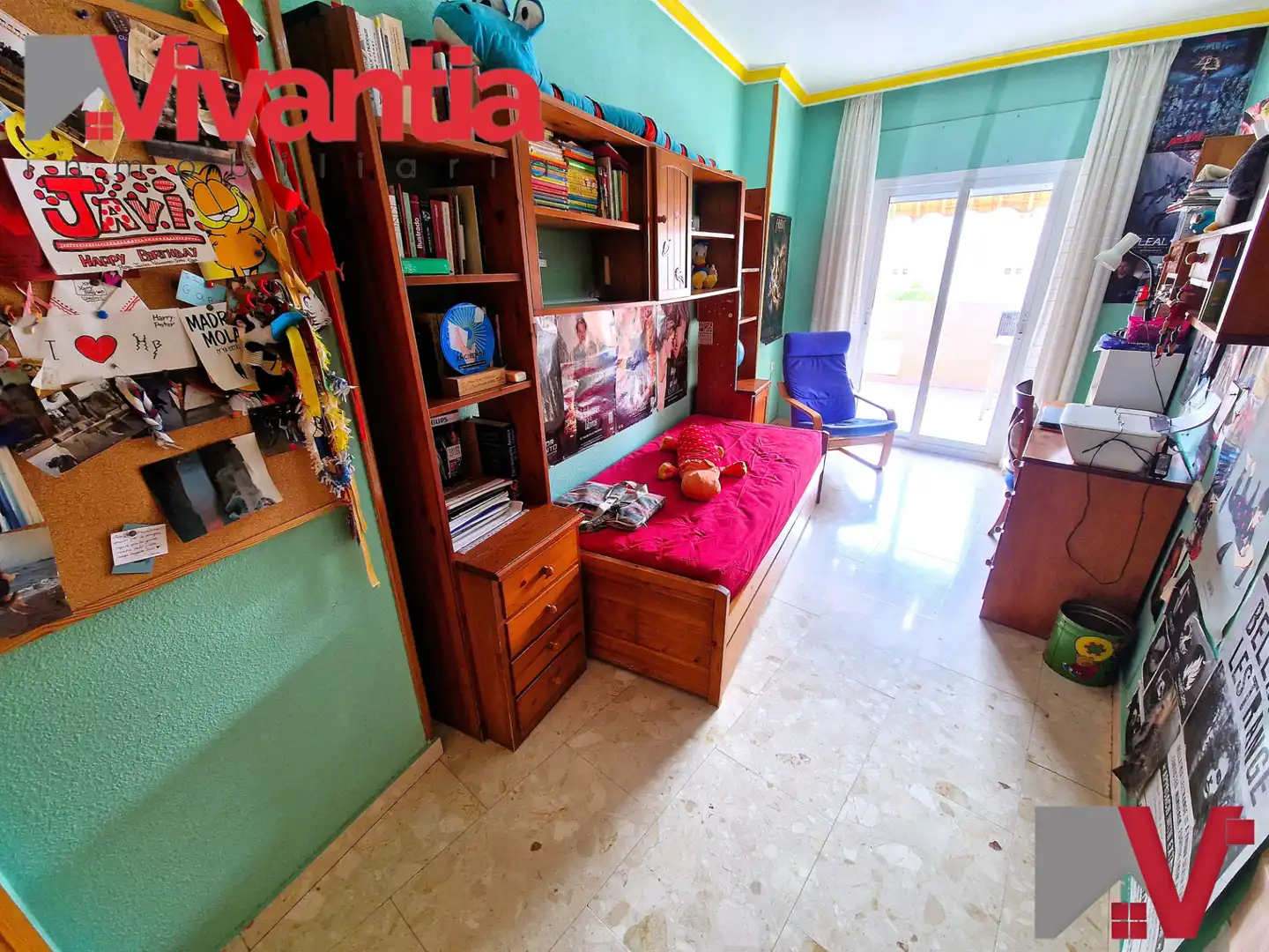 Bedroom of Flat for sale in Lorca  with Air Conditioner, Heating and Terrace
