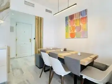 Dining room of Attic for sale in Sanlúcar de Barrameda  with Air Conditioner, Heating and Private garden