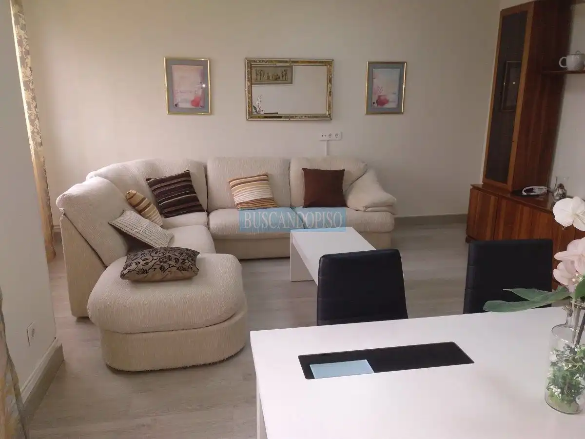 Living room of Apartments for rent in  Logroño  with Heating, Parquet flooring and Terrace