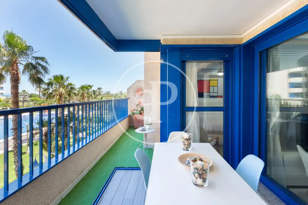 Terrace of Flat for sale in Alboraya  with Air Conditioner, Heating and Private garden