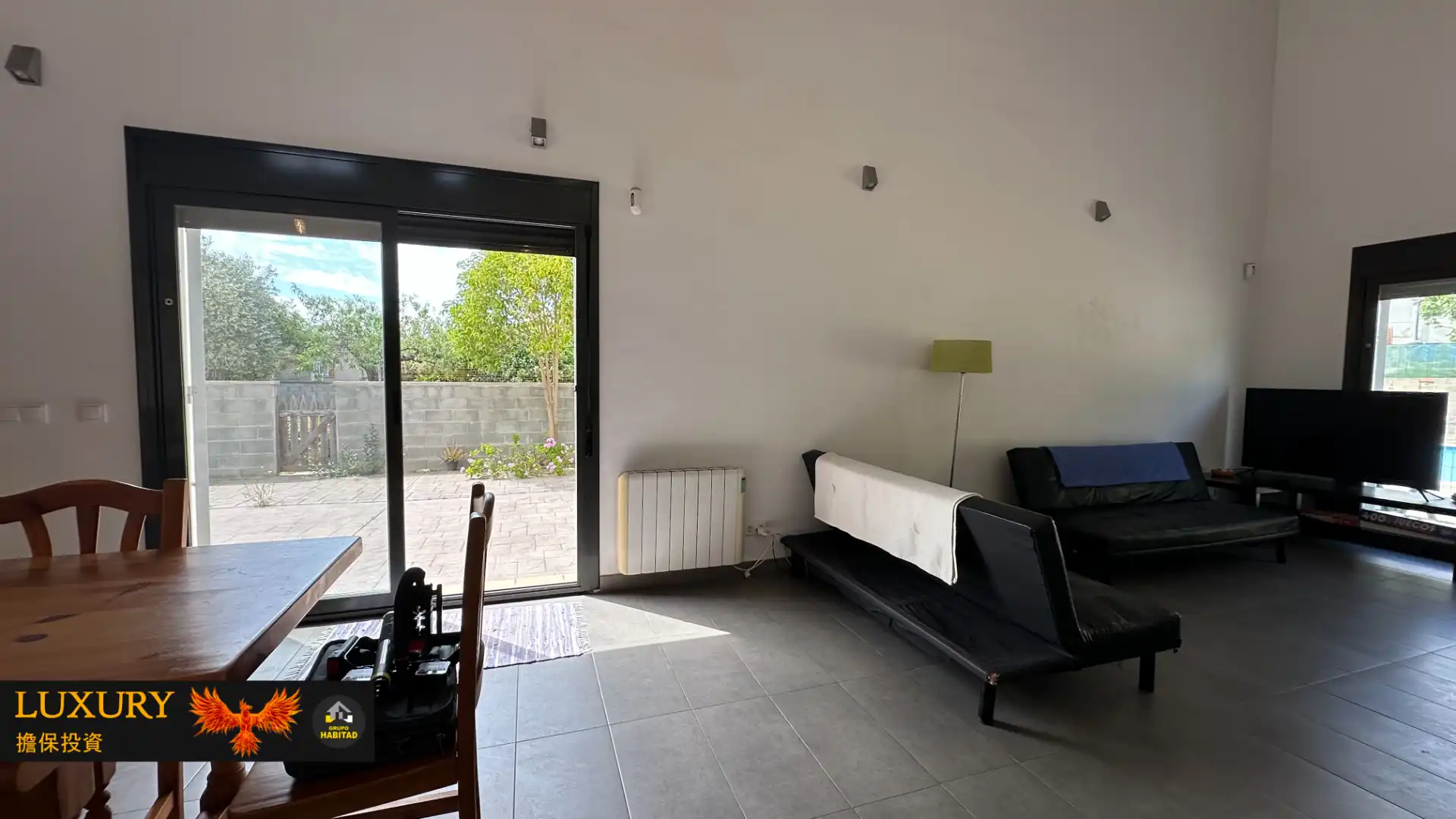 Wohnzimmer von Haus oder Chalet zum Verkauf in Cunit mit Heizung, Privatgarten und Schwimmbad