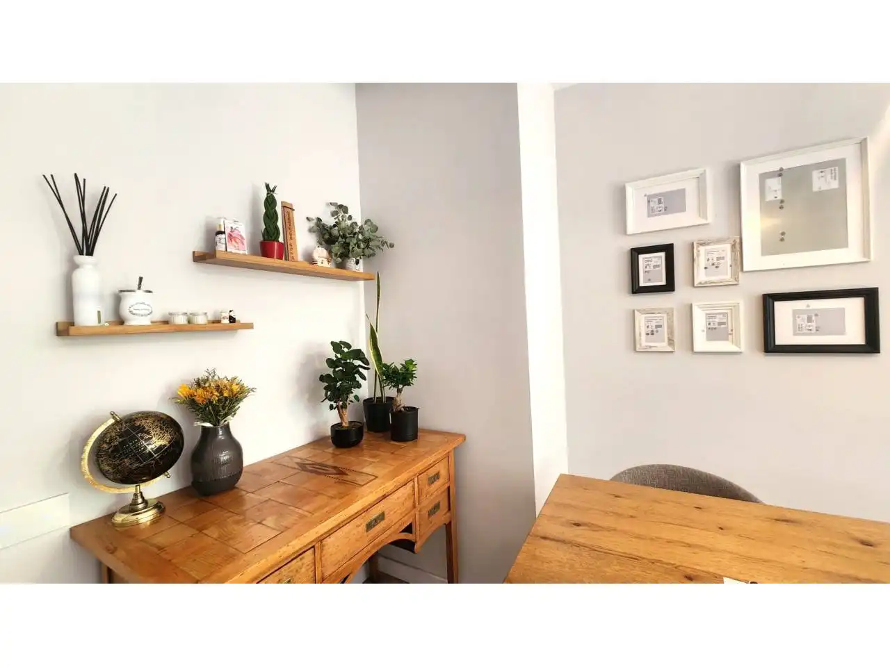 Dining room of Flat for sale in Barcelona  with Air Conditioner, Parquet flooring and Terrace