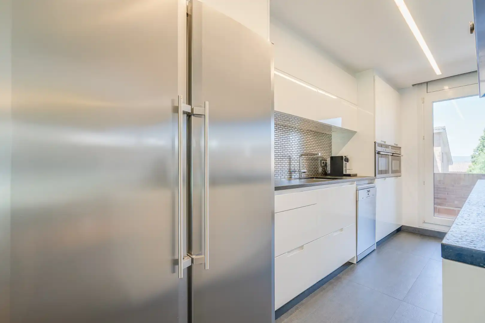 Cocina de Casa adosada en venta en Sant Quirze del Vallès con Aire acondicionado, Calefacción y Jardín privado