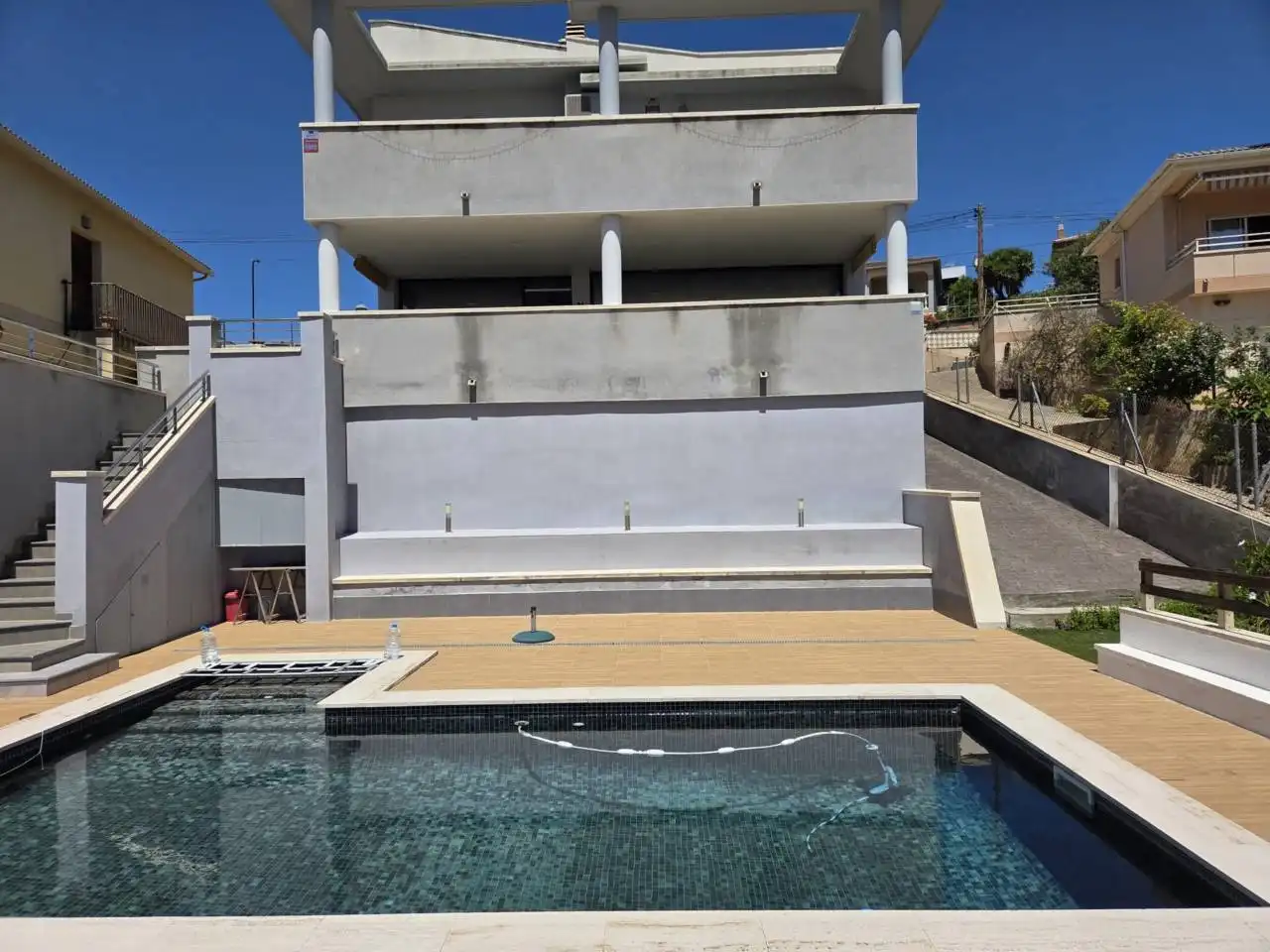 Piscina de Casa o chalet en venta en Cunit con Aire acondicionado, Calefacción y Jardín privado