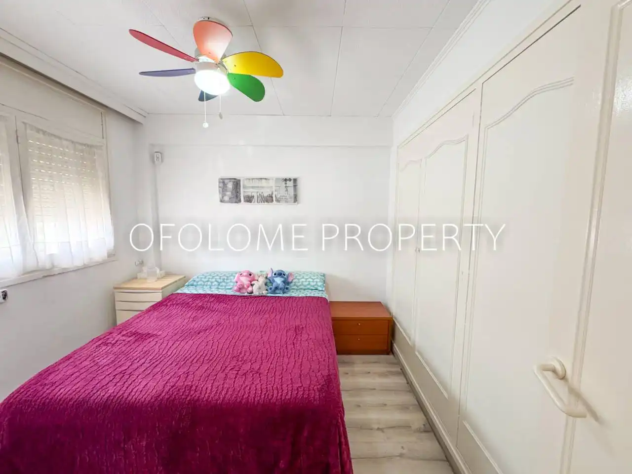 Schlafzimmer von Wohnung zum Verkauf in Salou mit Parkett, Balkon und Alarm