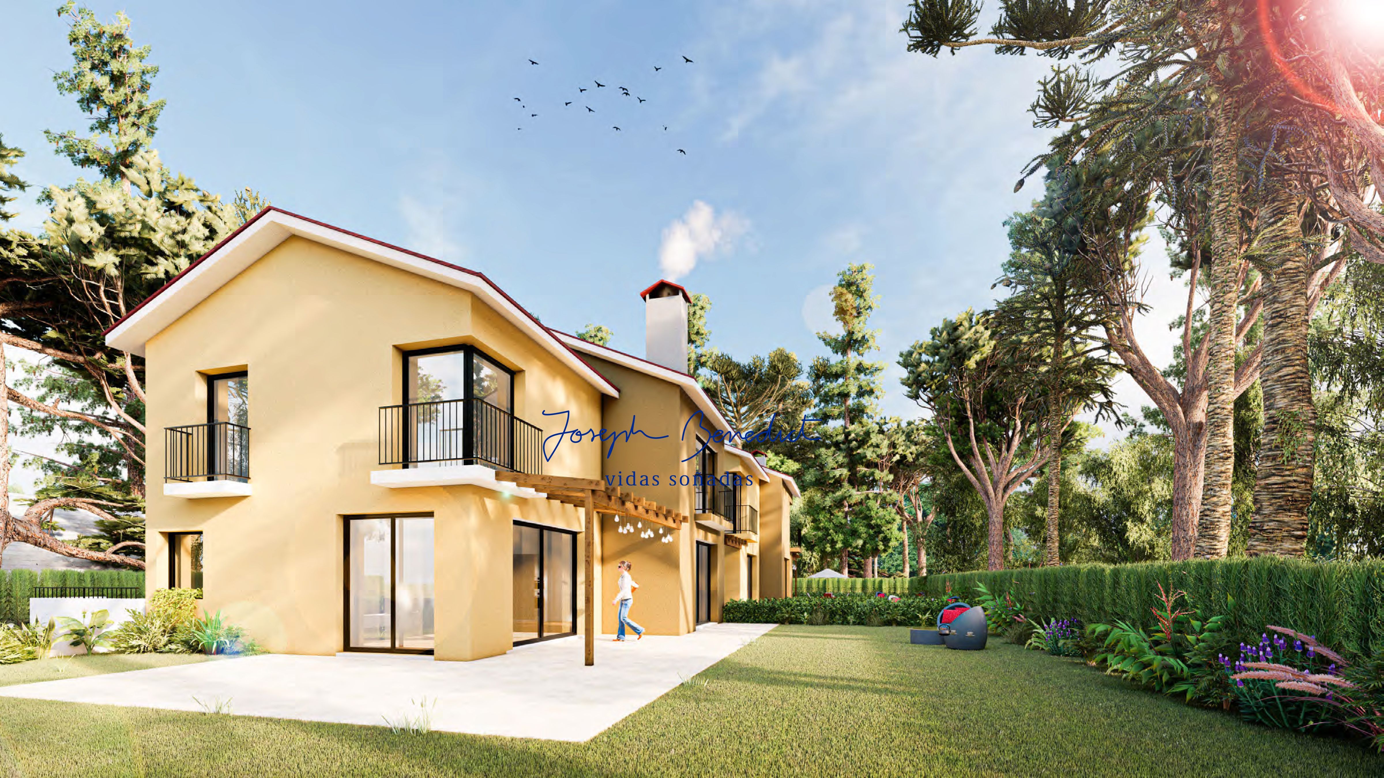 Exterior view of House or chalet for sale in Castelldefels  with Air Conditioner, Heating and Private garden