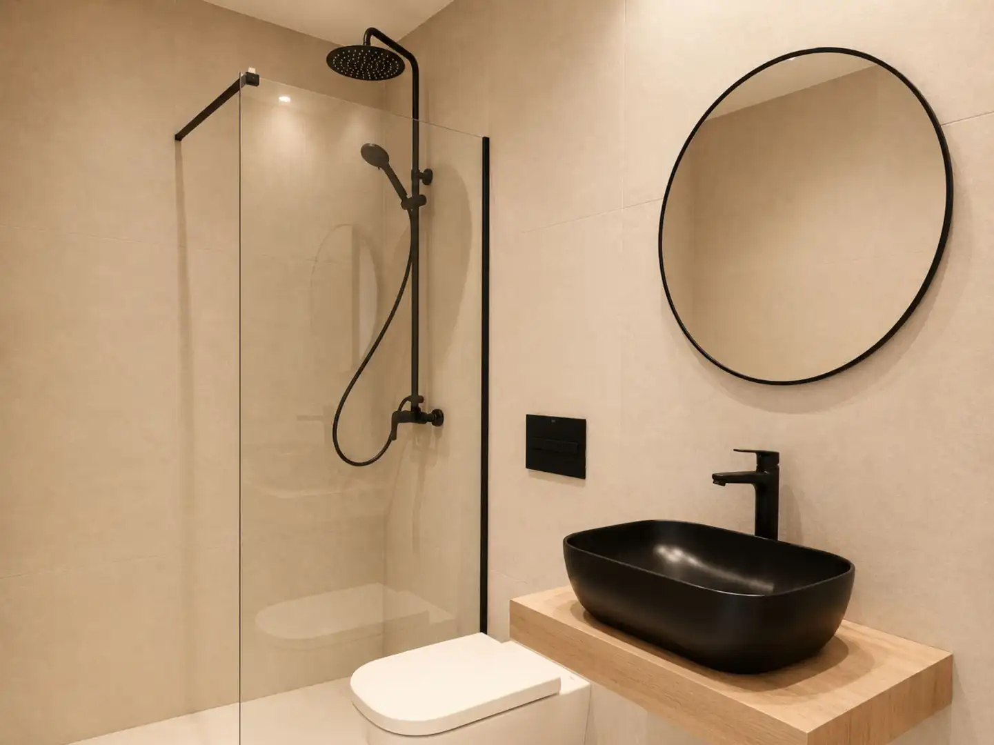 Baño de Ático en venta en Barcelona con Calefacción y Terraza