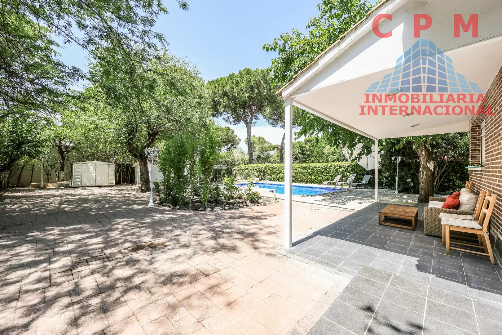 Terrasse von Haus oder Chalet zur Miete in Pozuelo de Alarcón mit Klimaanlage, Heizung und Privatgarten