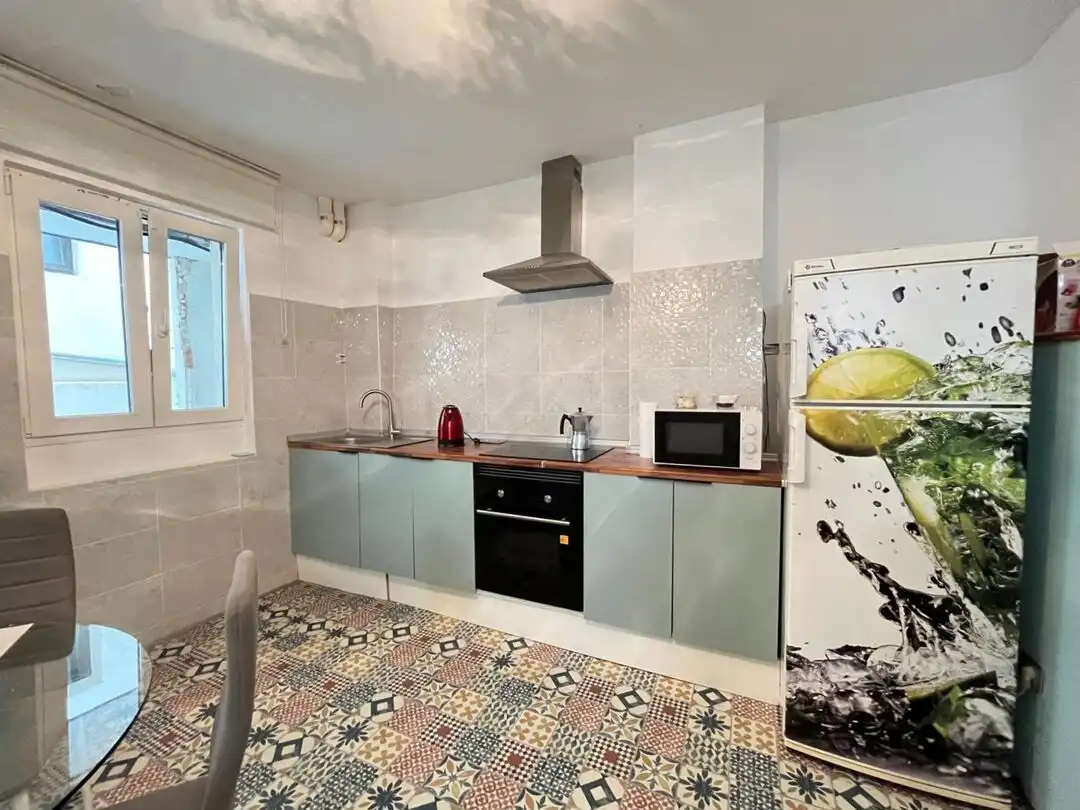Cocina de Piso en venta en  Pamplona / Iruña con Calefacción y Balcón