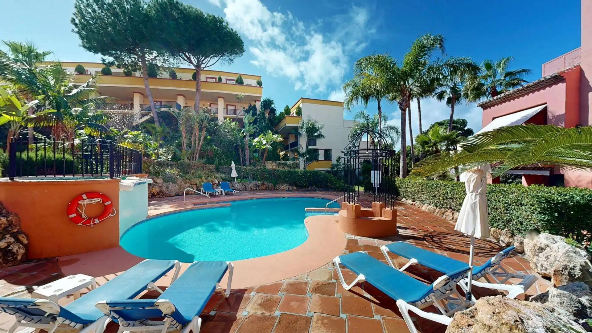 Garten von Wohnung zum Verkauf in Marbella mit Heizung, Privatgarten und Terrasse