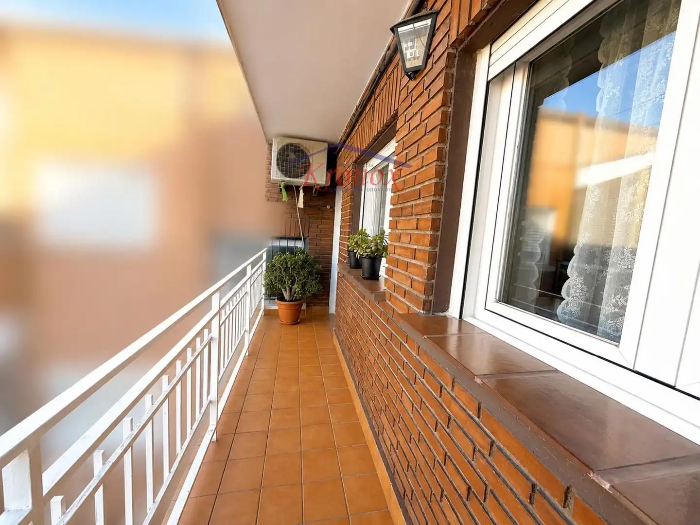 Balcony of Flat for sale in Madrid  with Air Conditioner, Heating and Terrace