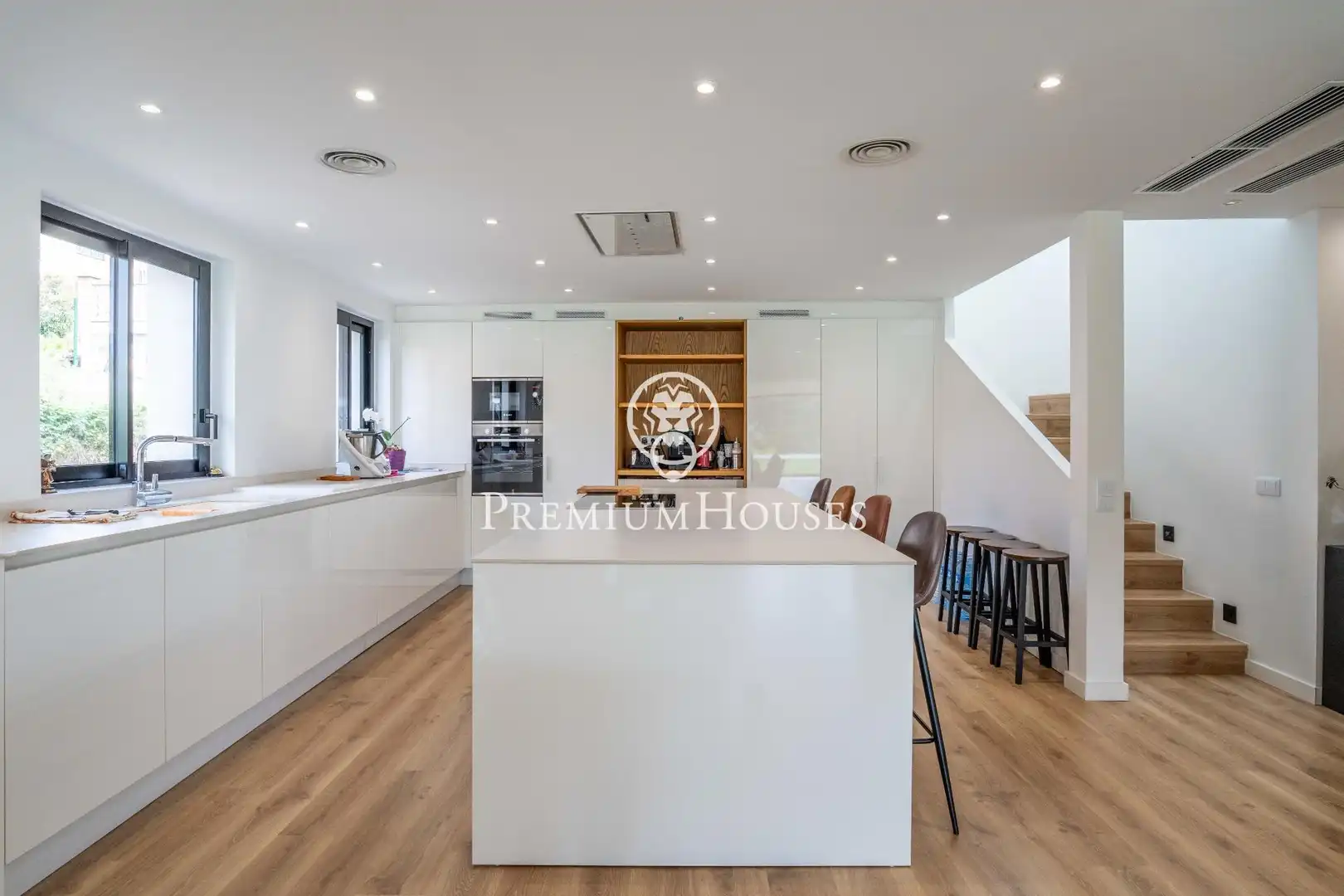 Kitchen of Houses for sale in Gavà  with Air Conditioner, Heating and Private garden