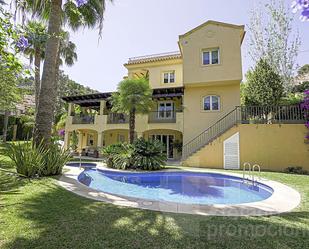 Vista exterior de Casa o xalet en venda en Málaga Capital amb Aire condicionat, Terrassa i Piscina