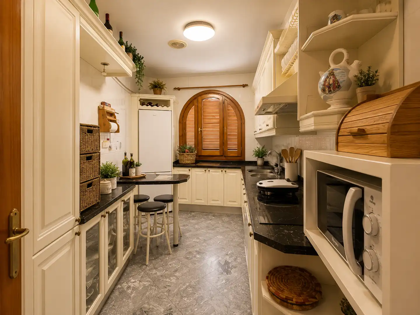 Cocina de Finca rústica en venta en Víznar con Jardín privado, Terraza y Trastero