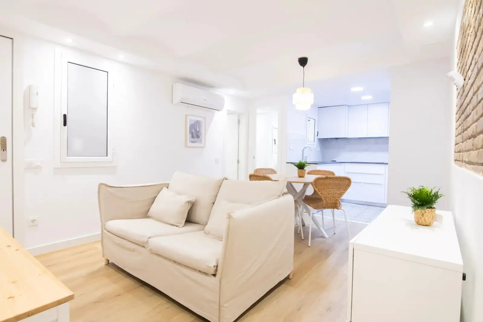 Living room of Flat for rent in Sants - Montjuïc