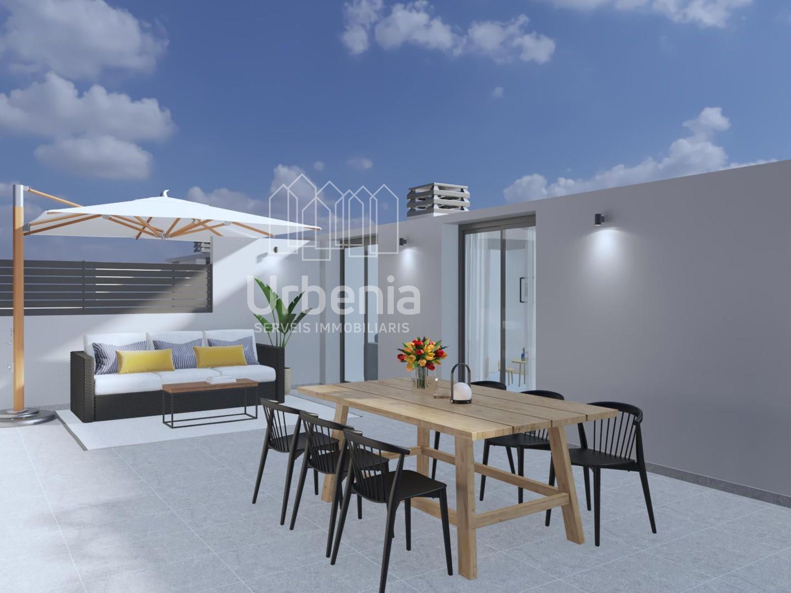 Terrace of Duplex for sale in La Roca del Vallès  with Heating and Terrace