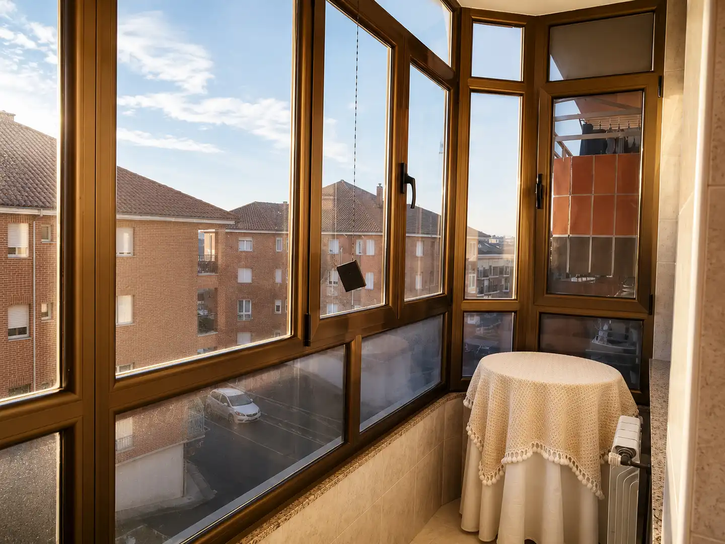 Terraza de Piso de alquiler en Suances con Calefacción, Terraza y Amueblado