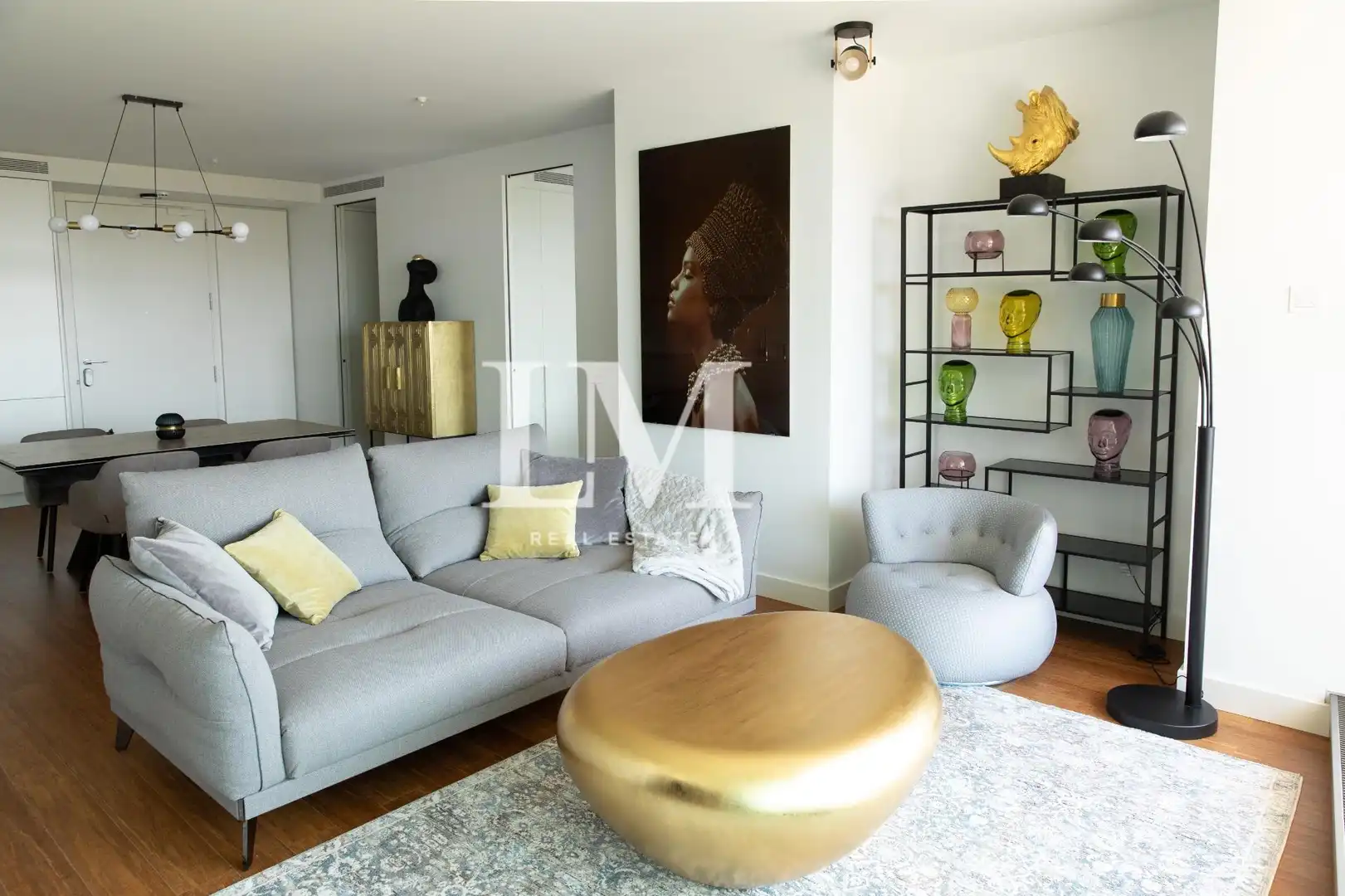 Living room of Apartments for rent in Barcelona  with Air Conditioner, Private garden and Terrace