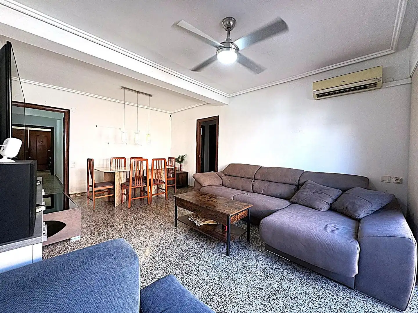 Sala de estar de Piso en venta en Paterna con Aire acondicionado, Amueblado y Balcón