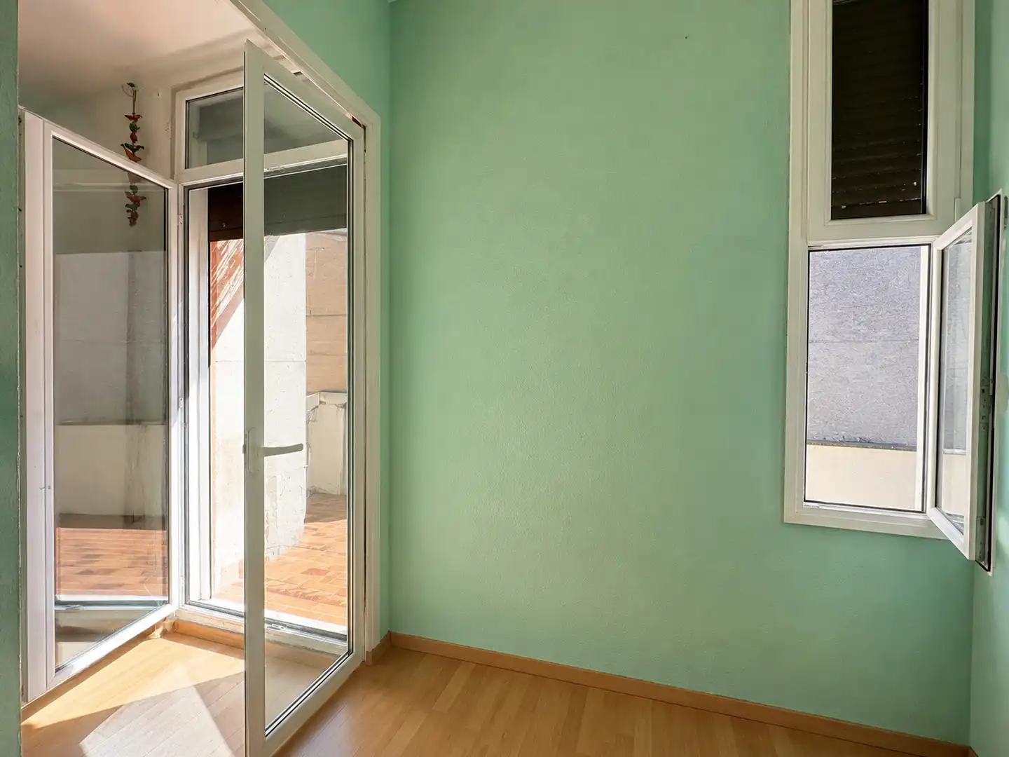 Balcony of Flat for sale in Barcelona  with Parquet flooring, Furnished and Washing machine