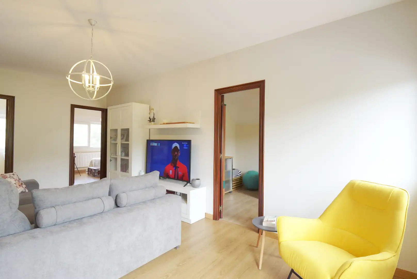 Sala de estar de Casa o chalet en venta en Lousame con Aire acondicionado, Calefacción y Jardín privado
