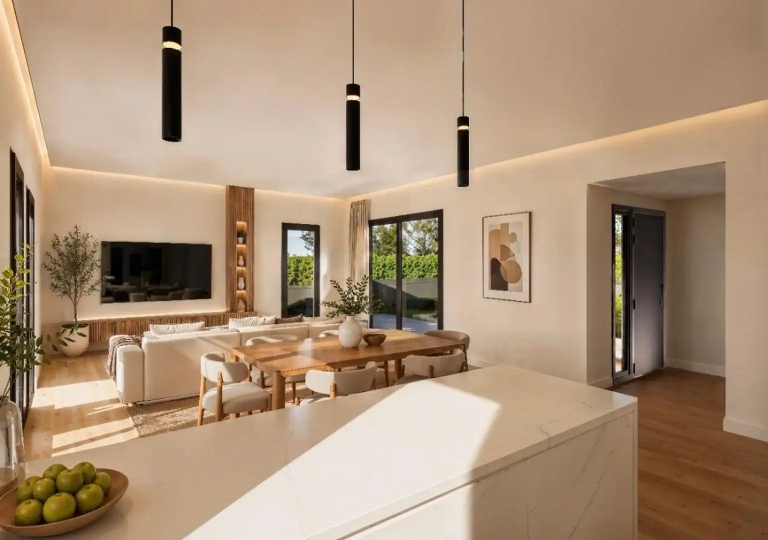 Sala d'estar de Casa o xalet en venda en Fuencarral - El Pardo