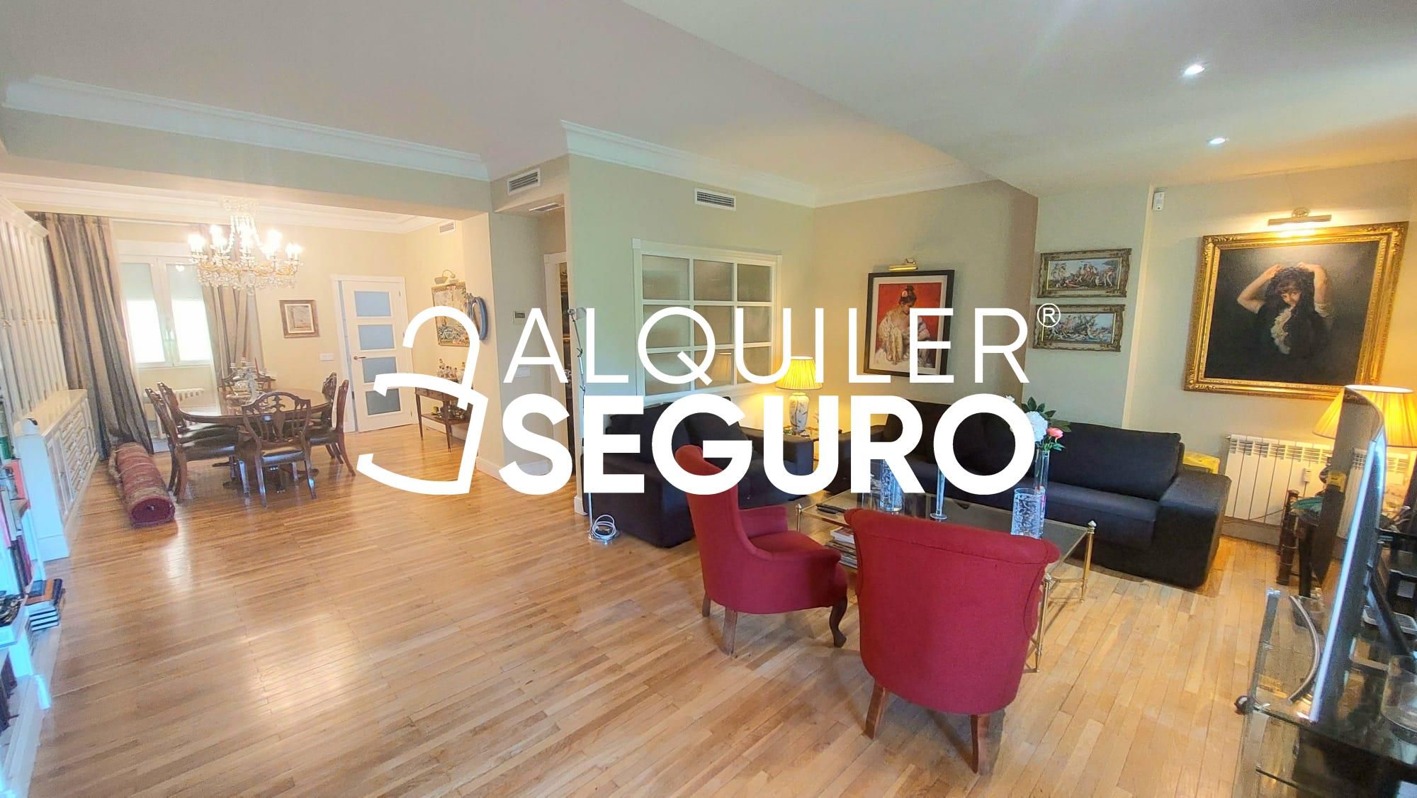 Living room of Flat to rent in  Madrid Capital  with Air Conditioner, Heating and Terrace