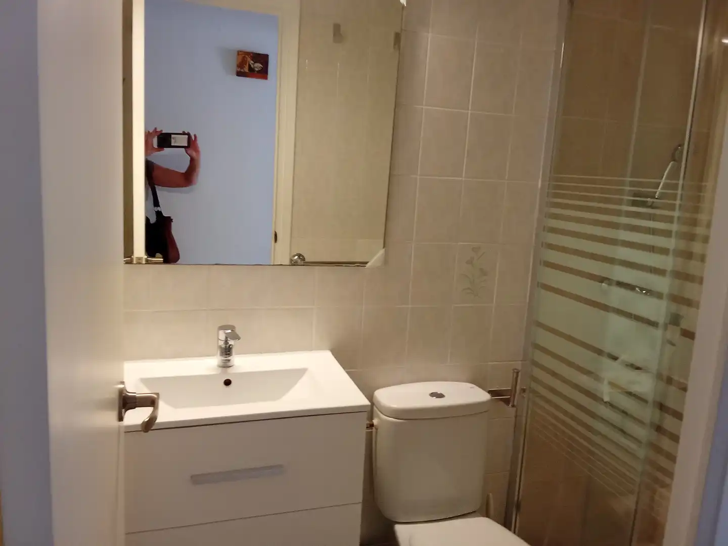 Baño de Apartamento en venta en Peñíscola / Peníscola con Amueblado, Lavadora y TV