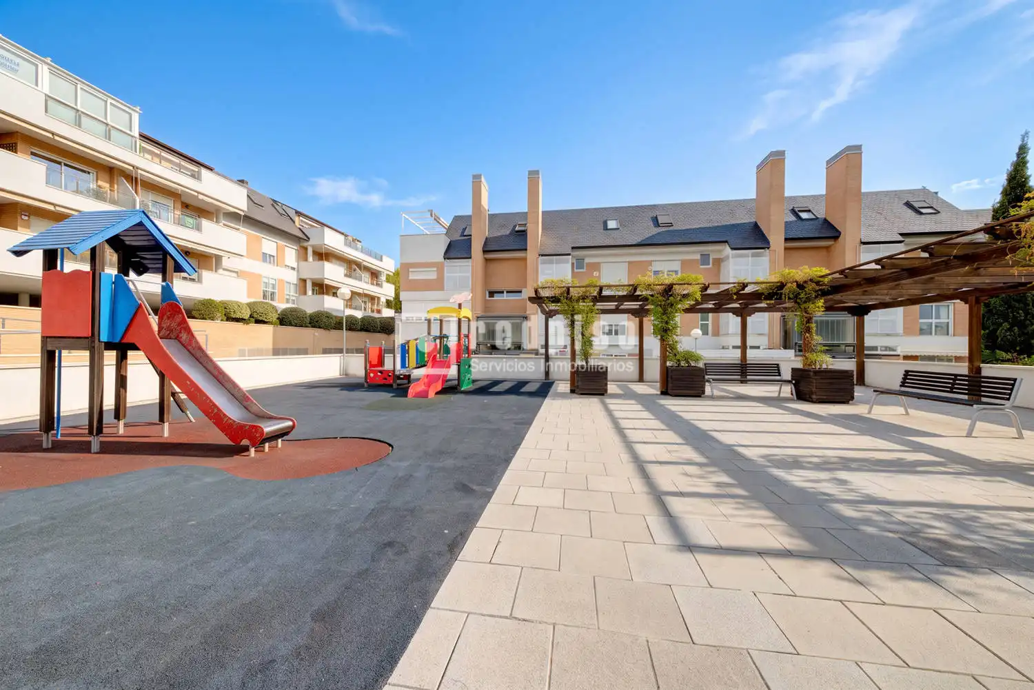 Terrace of Flat for sale in Las Rozas de Madrid  with Air Conditioner, Heating and Private garden